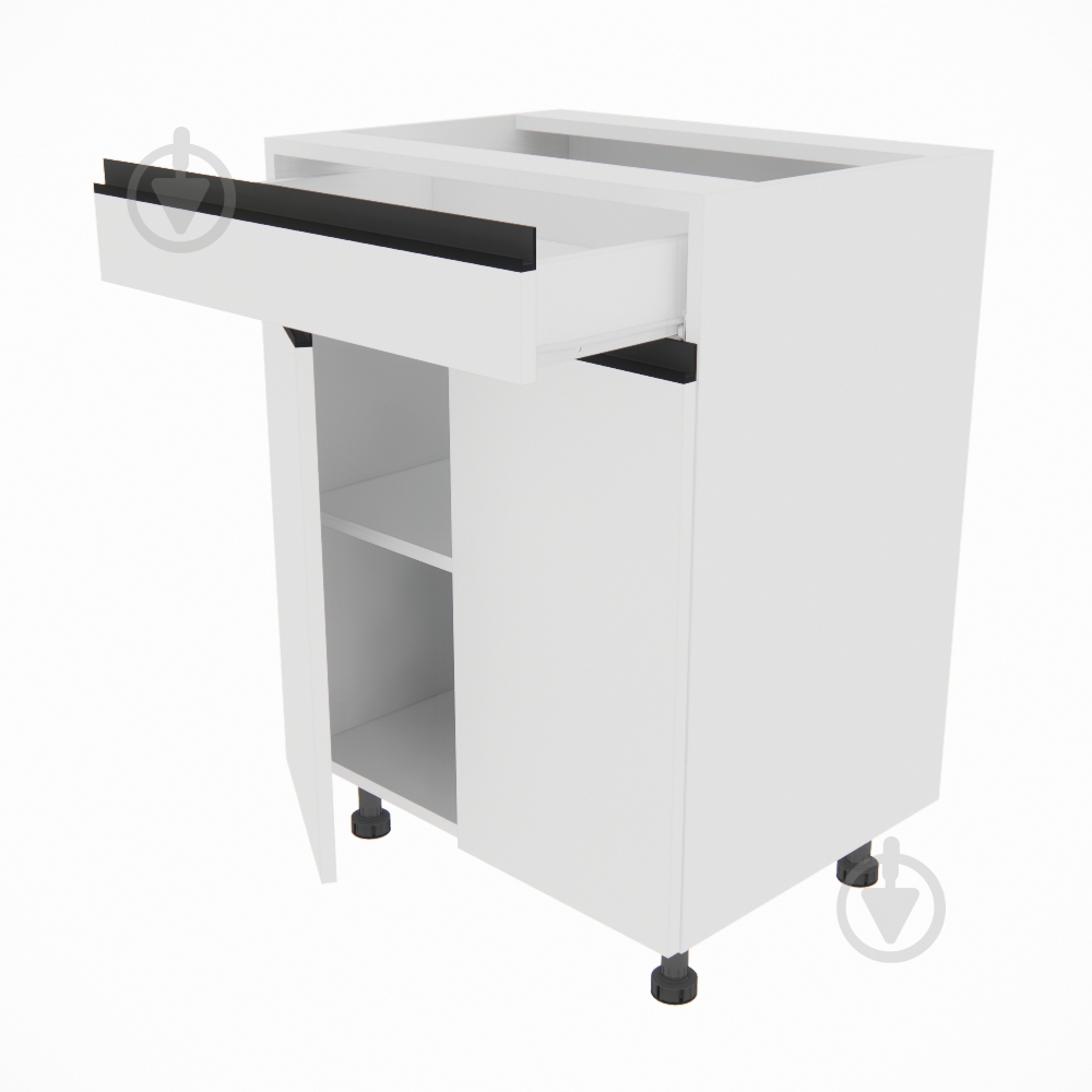 Тумба нижняя Софи (Н 60 ДШ) белый/белый Світ Меблів - фото 2 Тумба нижняя Софи (Н 60 ДШ) белый/белый Світ Меблів - фото 2