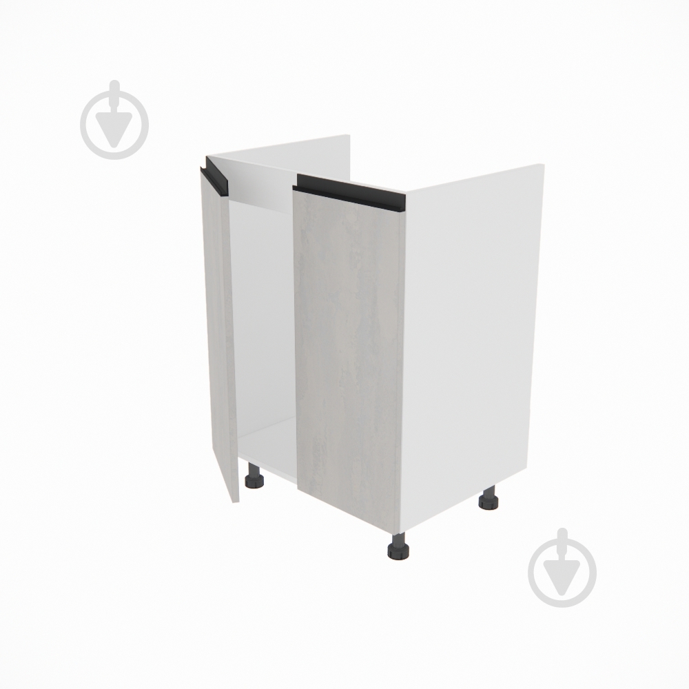 Тумба нижняя Софи (Н 60 М) шелковый камень/белый Світ Меблів - фото 2 Тумба нижняя Софи (Н 60 М) шелковый камень/белый Світ Меблів - фото 2