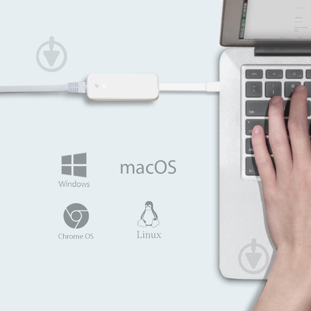 Сетевой адаптер TP-Link UE300C USB type-C to GE - фото 6