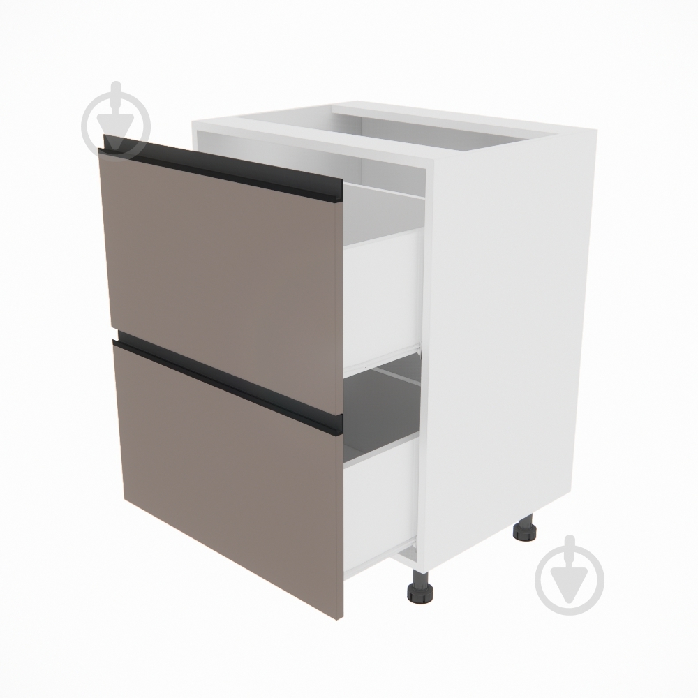 Тумба нижняя Софи (Н 60 Ш) глиняный серый/белый Світ Меблів - фото 2 Тумба нижняя Софи (Н 60 Ш) глиняный серый/белый Світ Меблів - фото 2