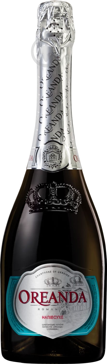 Вино игристое Ореанда белое полусухое 0,75 л - фото 1