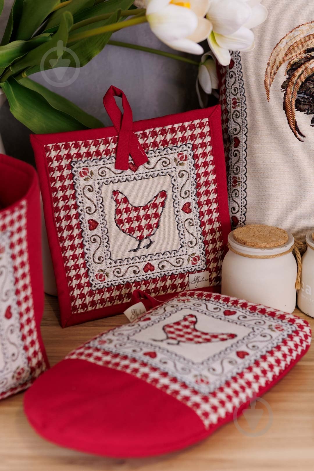 Прихватка Благополучие 20x20 см Прованс - фото 4