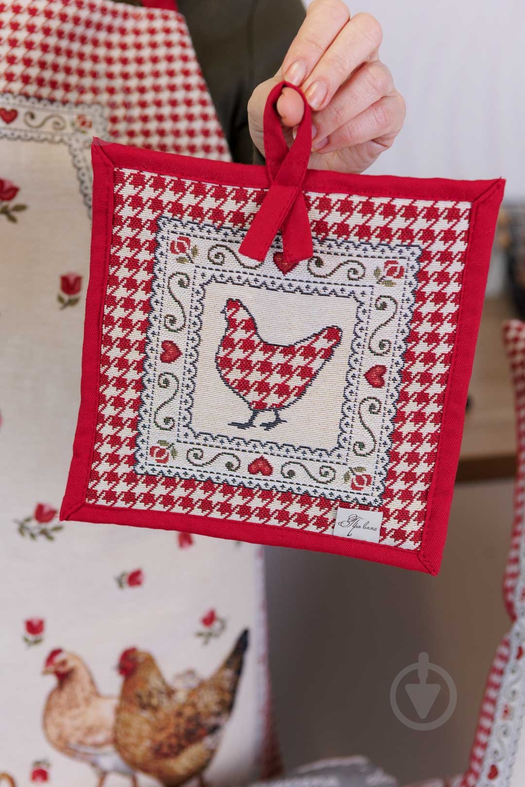 Прихватка Благополучие 20x20 см Прованс - фото 3