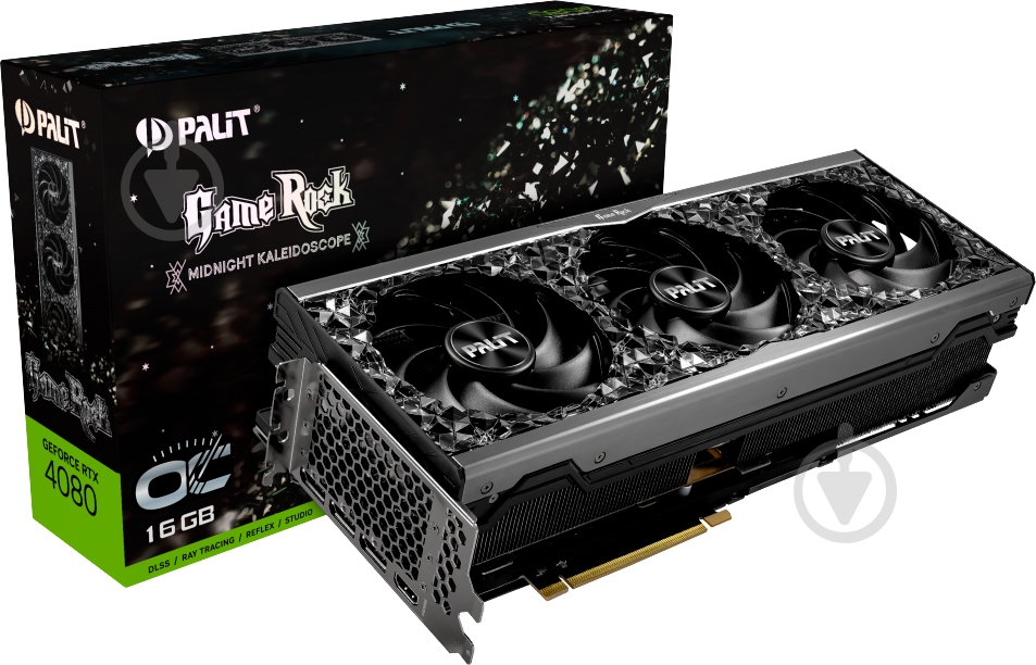 ᐉ Видеокарта Palit NVIDIA GeForce RTX 4080 GameRock OC 16GB