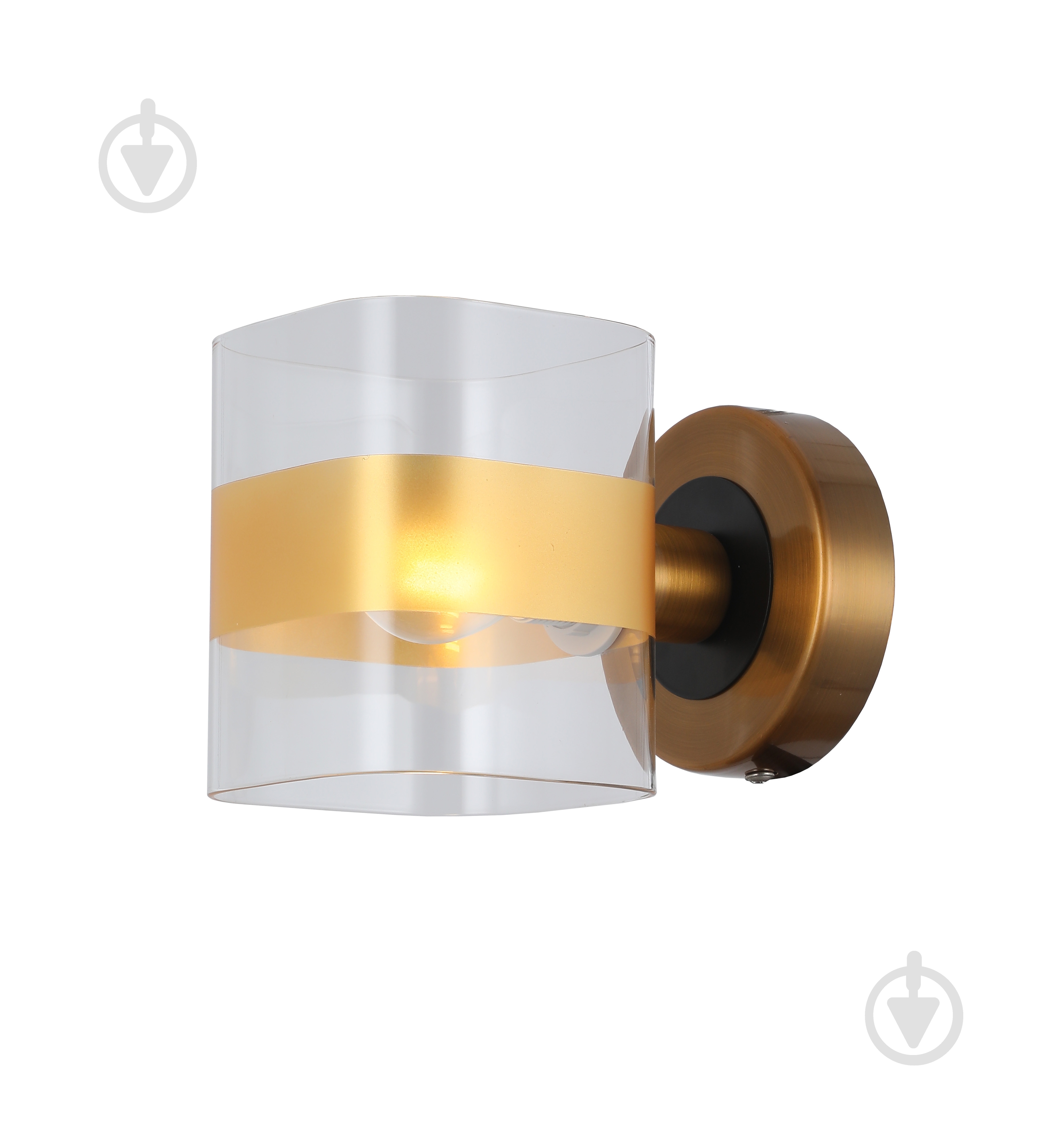 Бра WunderLicht 1x40 Вт E14 бронзовый OM8318-11 - фото 1