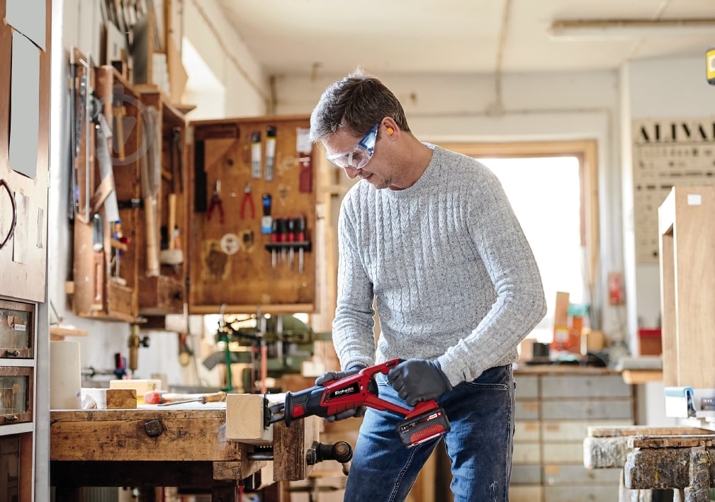 Пила шабельна Einhell X-Change TE-AP 18 Li (1x2,5Ah) 4512097+4326300 - фото 3