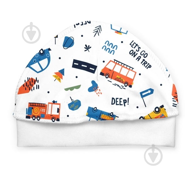 Шапочка детская Софія Cars р.38 белый 453338 - фото 1
