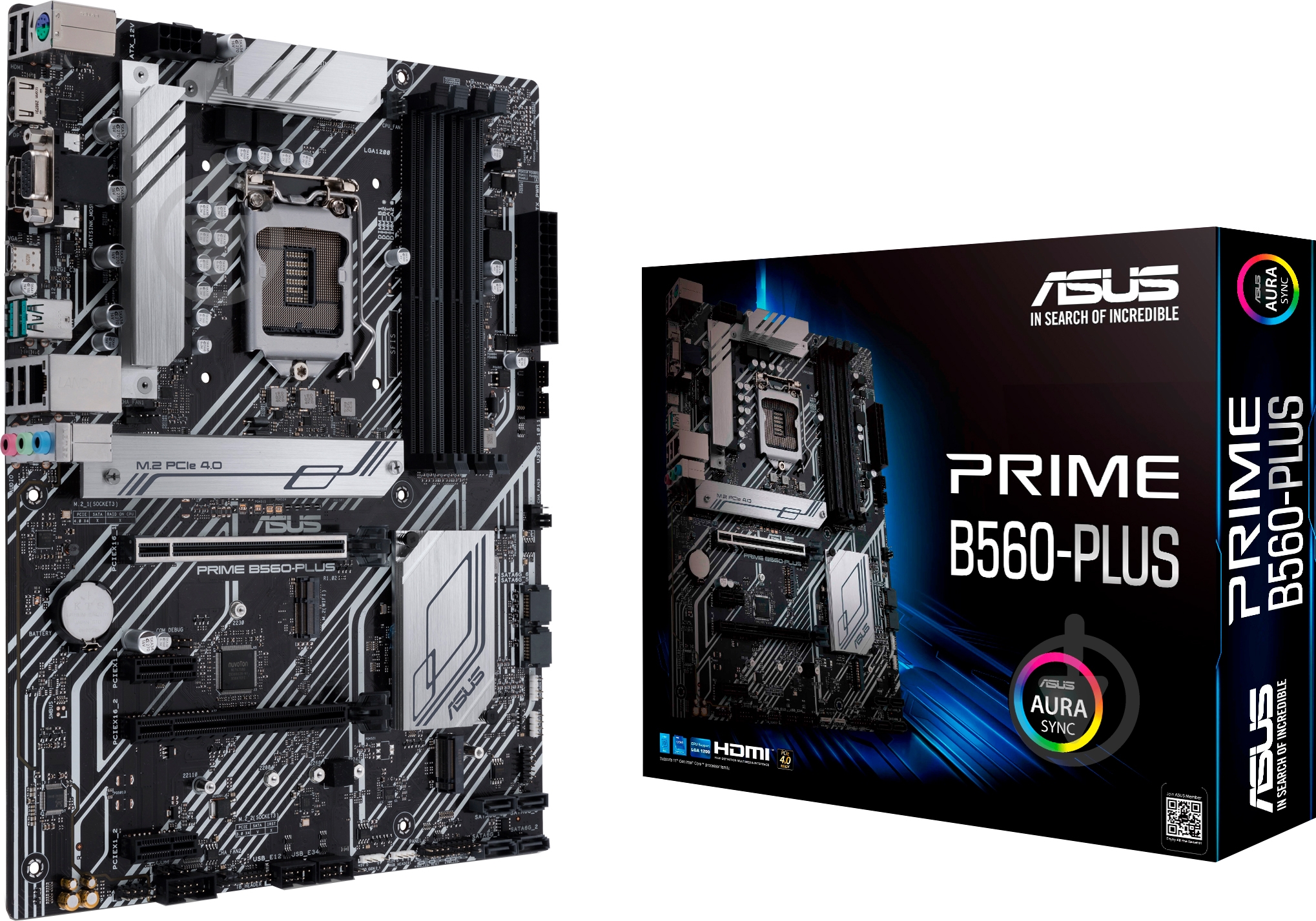 Материнская плата Asus PRIME B560-PLUS (Socket 1200, Intel B560, ATX) - фото 1 Материнская плата Asus PRIME B560-PLUS (Socket 1200, Intel B560, ATX) - фото 1