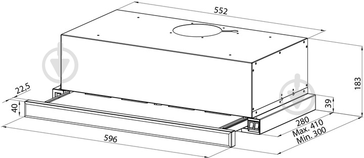 Вытяжка Pyramida AGS 60 CR - фото 7