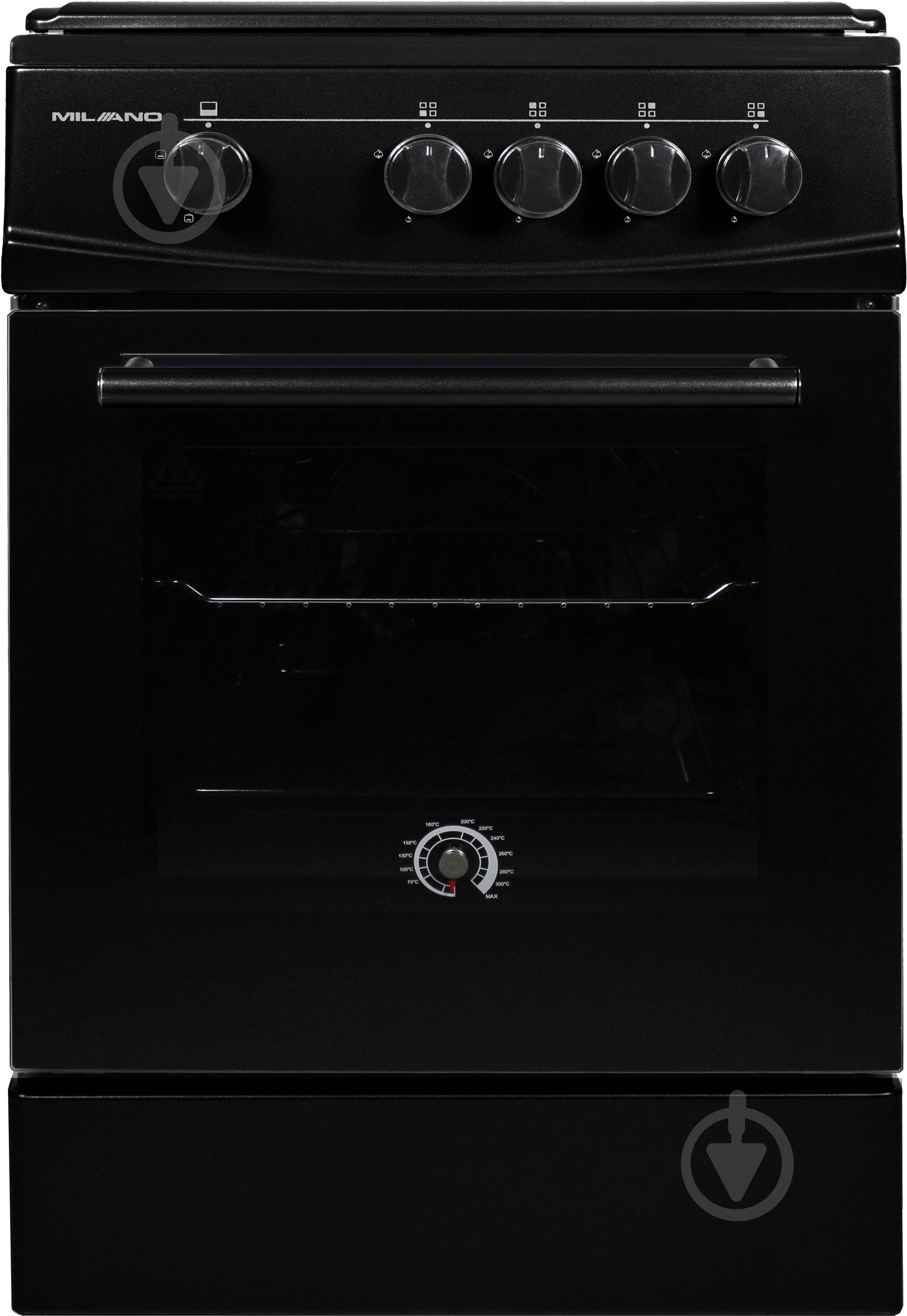Плита газовая Milano ML55 G1 /01+черная - фото 1 Плита газовая Milano ML55 G1 /01+черная - фото 1