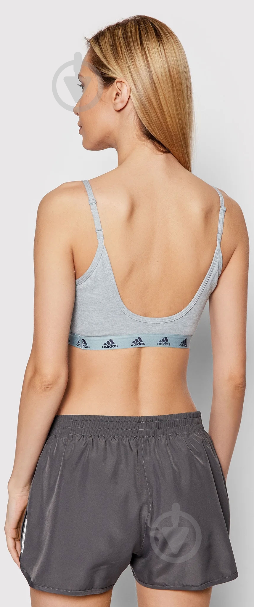 Бра Adidas Purebare Light HD2065 р.M-D/DD серый - фото 3 Бра Adidas Purebare Light HD2065 р.M-D/DD серый - фото 3