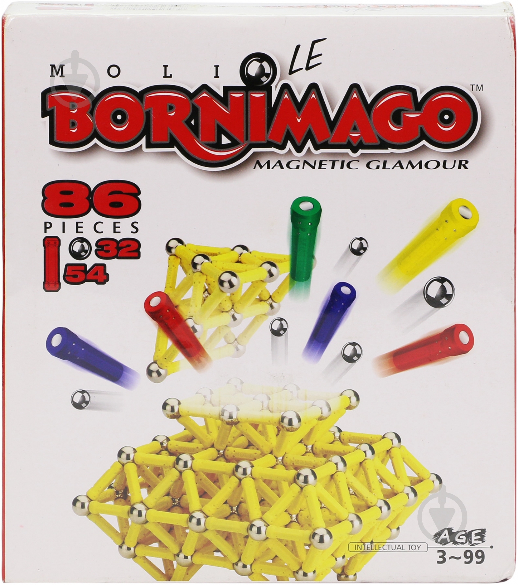 Конструктор Bornimago магнитный ML-86LE - фото 1 Конструктор Bornimago магнитный ML-86LE - фото 1
