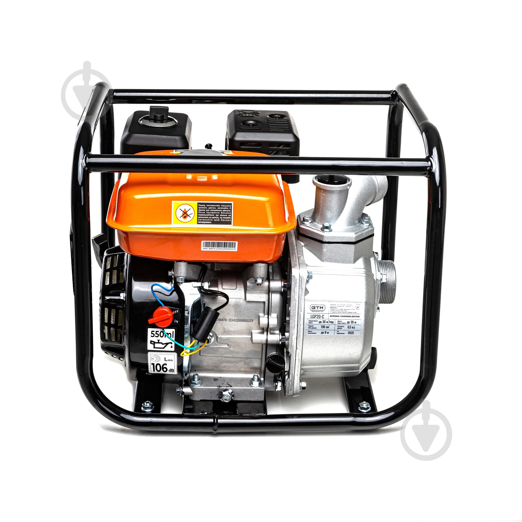 Мотопомпа бензиновая GTM LGP20-C - фото 4