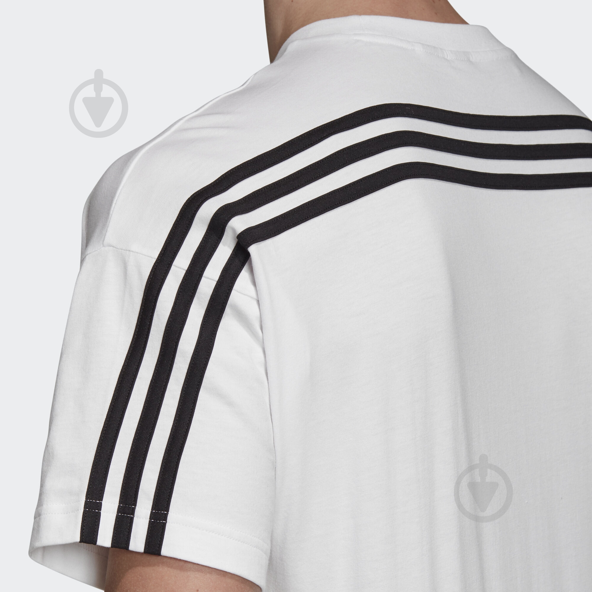 Футболка Adidas M MH 3S Tee DX7656 р.M белый - фото 7