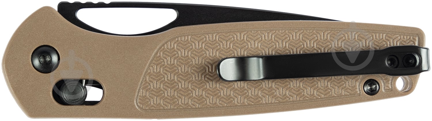 Нож складной CJRB Acacia Black Blade, коричневый 2798.04.59 - фото 4