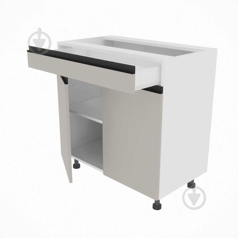 Тумба нижня Софі (Н 80 ДШ) кашемір/білий Світ Меблів - фото 2