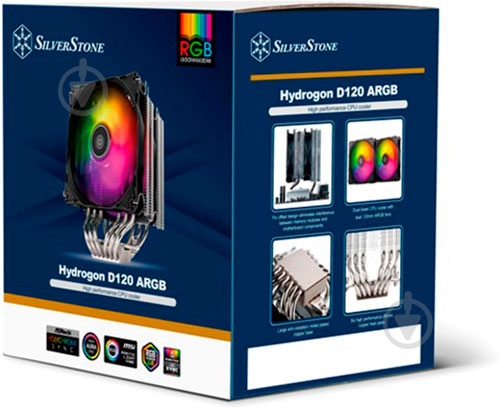 Процессорный кулер SilverStone Hydrogon HYD120 AR GB - фото 17