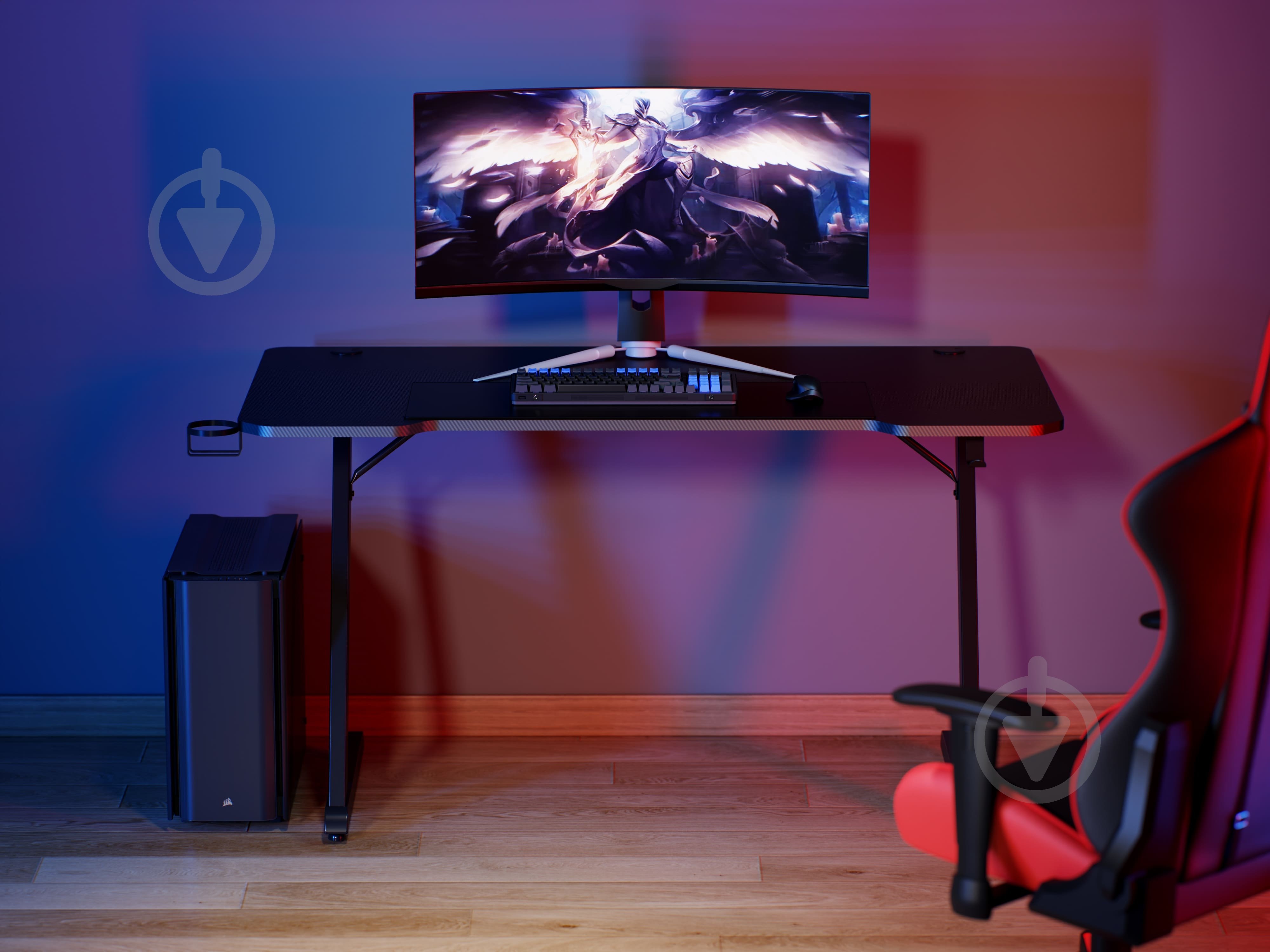 Стол компьютерный GamePro GD014 Black - фото 11