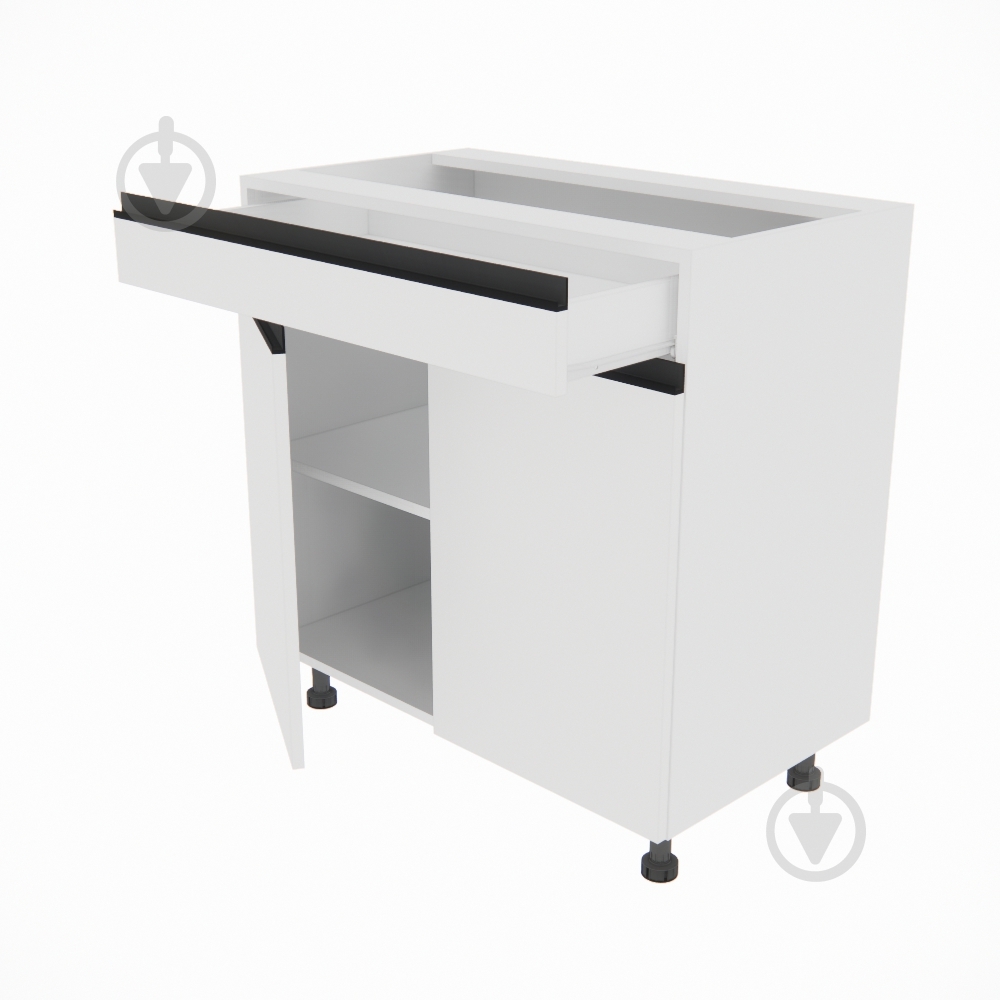 Тумба нижняя Софи (Н 80 ДШ) белый/белый Світ Меблів - фото 2 Тумба нижняя Софи (Н 80 ДШ) белый/белый Світ Меблів - фото 2