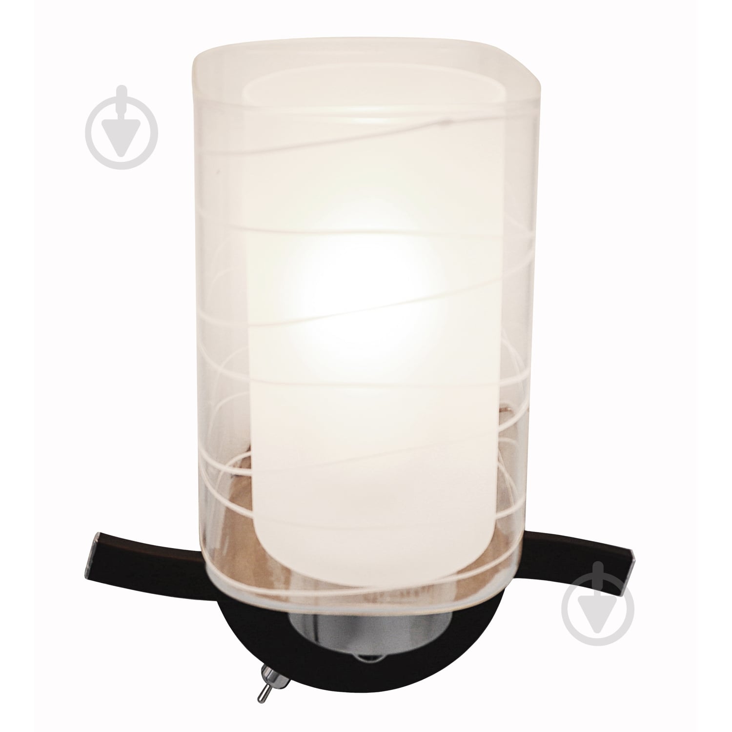 ВІТРИНА! Бра Victoria Lighting 1x60 Вт E27 хром/венге Oliver/AP1 - фото 1