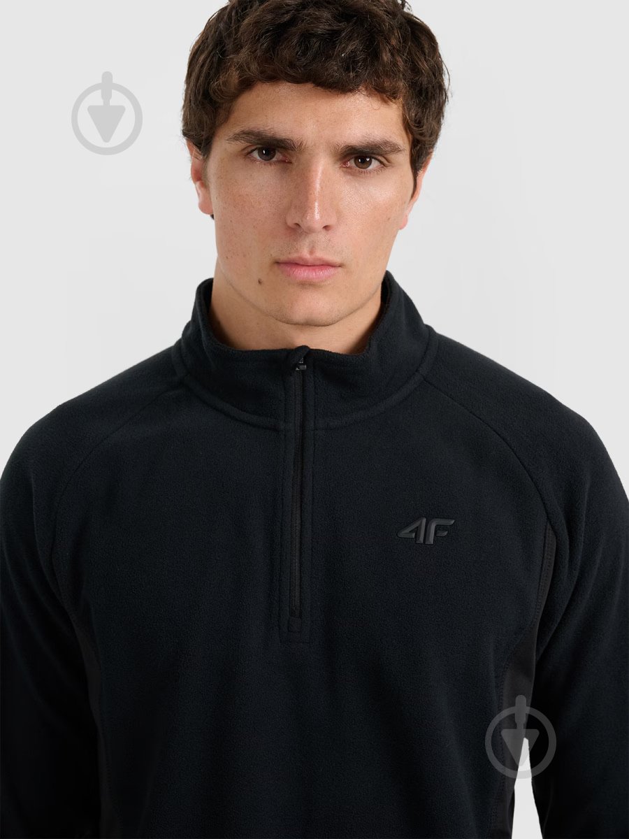 Джемпер 4F FLEECE UNDERWEAR M066 4FWAW25UFLEM066-20S р.XL чорний - фото 4 Джемпер 4F FLEECE UNDERWEAR M066 4FWAW25UFLEM066-20S р.XL чорний - фото 4