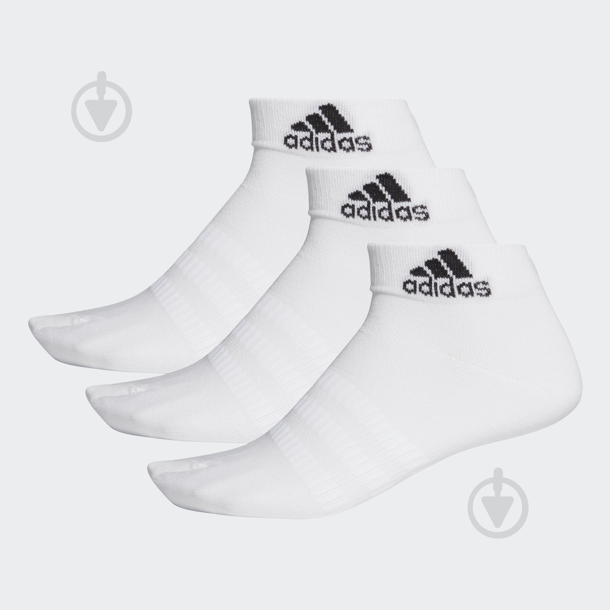 Носки Adidas DZ9435 р.M белый 3 шт. - фото 1 Носки Adidas DZ9435 р.M белый 3 шт. - фото 1