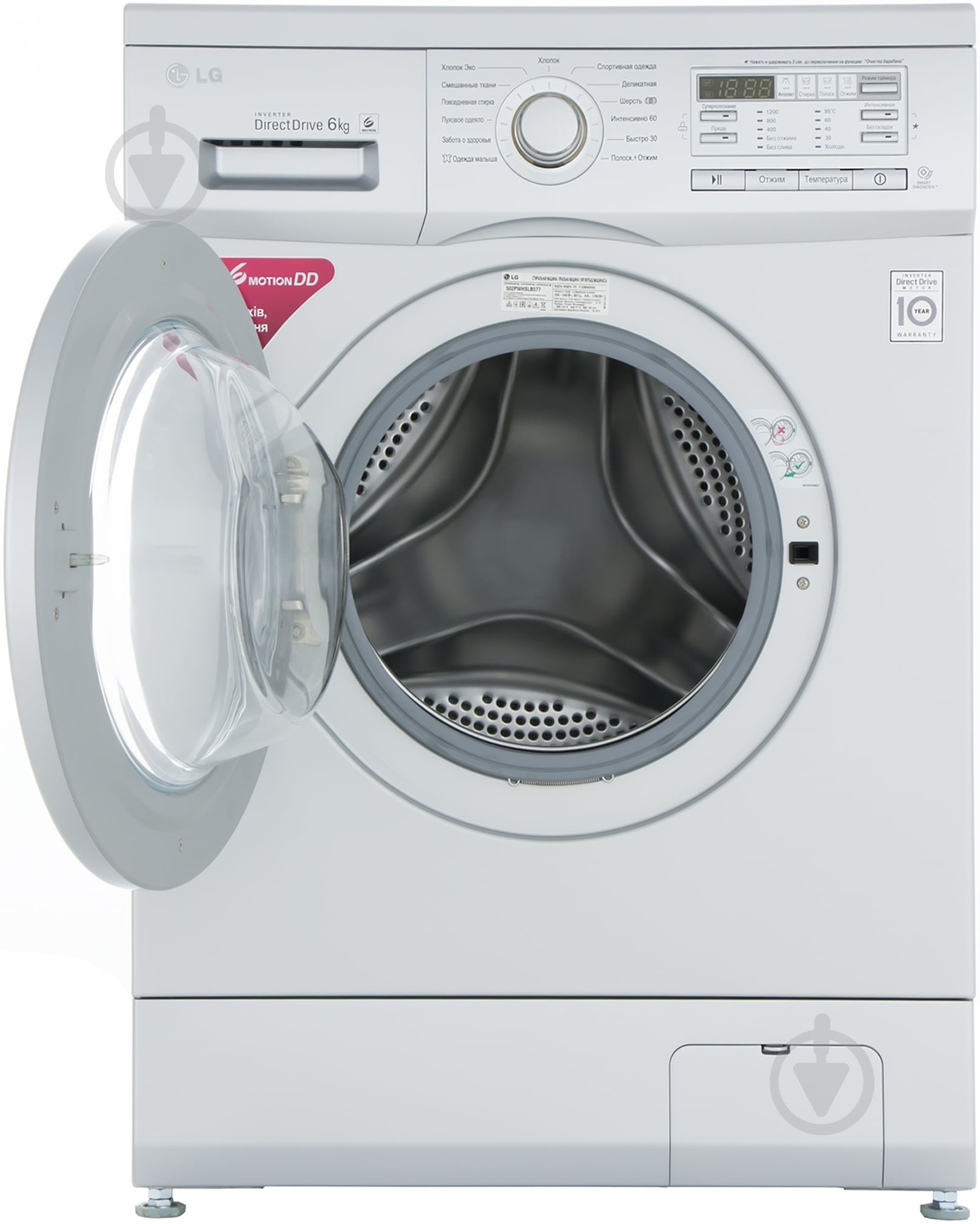 Стиральная машина LG F12B8NDW5 - фото 3 Стиральная машина LG F12B8NDW5 - фото 3