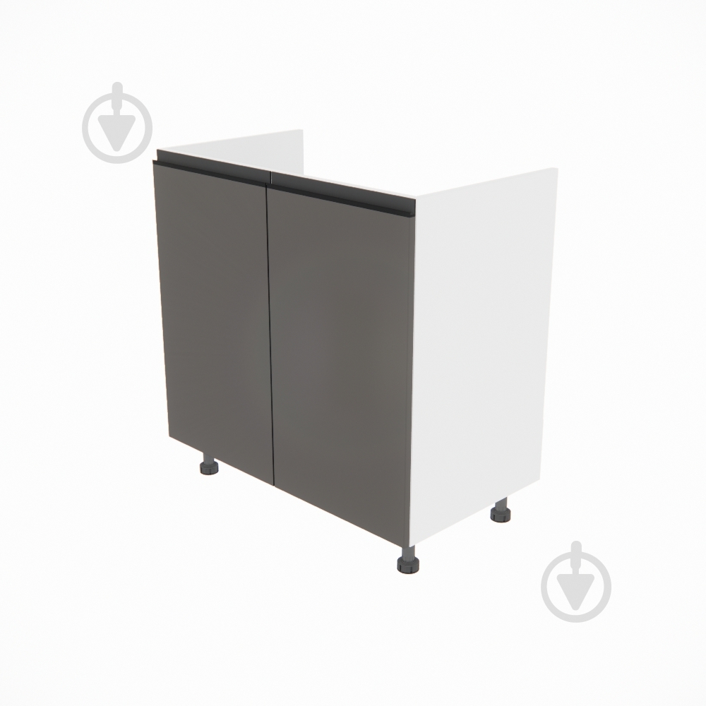 Тумба нижняя Софи (Н 80 М) графит серый/белый Світ Меблів - фото 1 Тумба нижняя Софи (Н 80 М) графит серый/белый Світ Меблів - фото 1