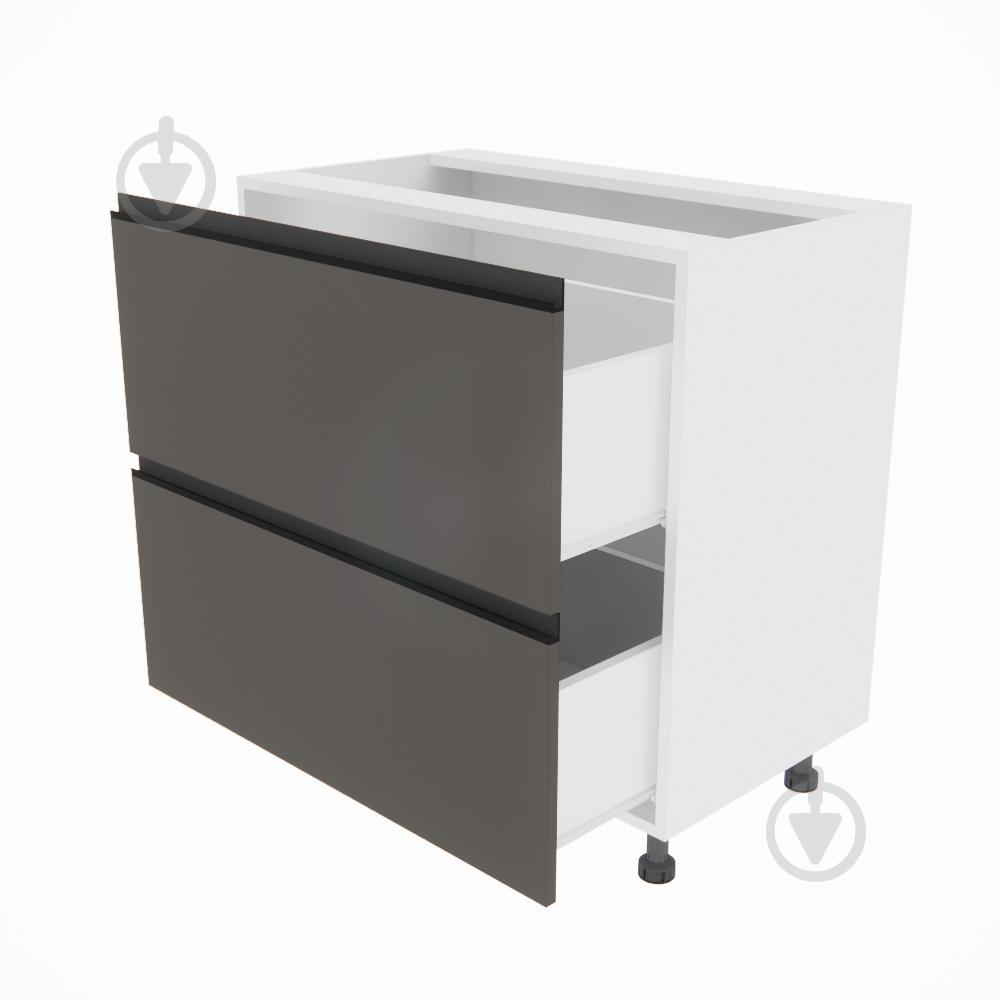 Тумба нижняя Софи (Н 80 Ш) графит серый/белый Світ Меблів - фото 2 Тумба нижняя Софи (Н 80 Ш) графит серый/белый Світ Меблів - фото 2