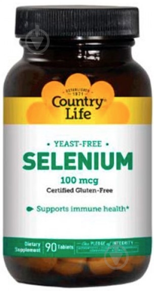 Биологически активная добавка Country Life Селен 100 мкг - фото 1 Биологически активная добавка Country Life Селен 100 мкг - фото 1