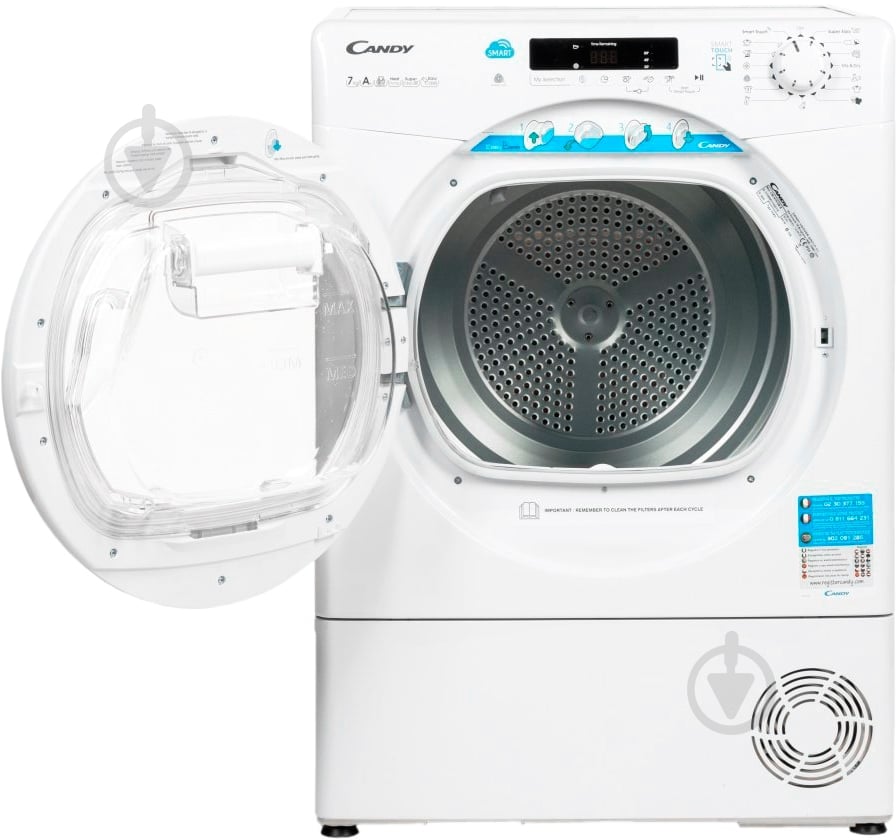 Сушильная машина Candy CS4 H7A1DE-S - фото 3 Сушильная машина Candy CS4 H7A1DE-S - фото 3