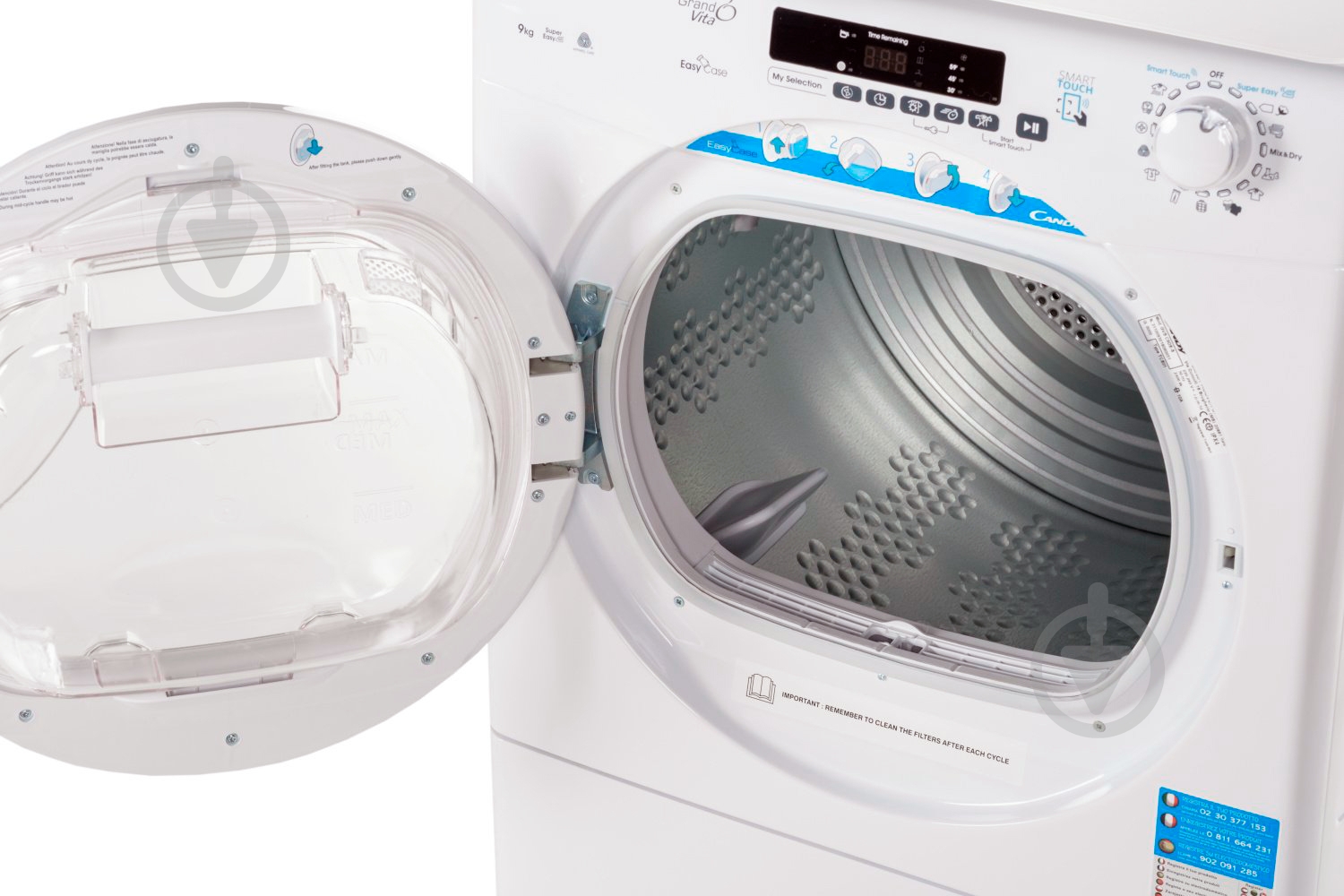 Сушильная машина Candy GVS C9DE-S - фото 5