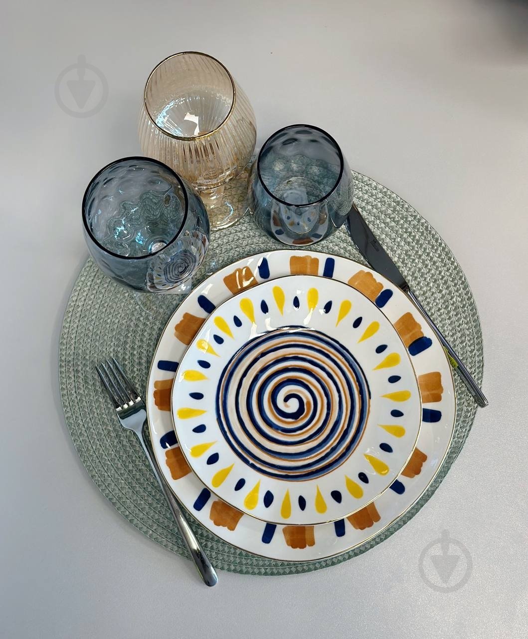 Коврик для сервировки Flamberg Sewn Green 36 см - фото 6 Коврик для сервировки Flamberg Sewn Green 36 см - фото 6