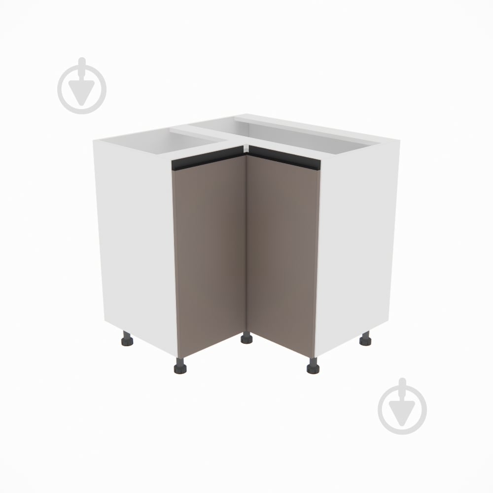 Тумба нижня Софі (Н 90 х90 права) глиняний сірий/білий Світ Меблів - фото 1 Тумба нижня Софі (Н 90 х90 права) глиняний сірий/білий Світ Меблів - фото 1