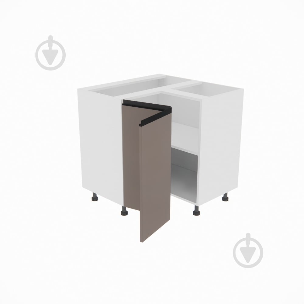 Тумба нижня Софі (Н 90 х90 права) глиняний сірий/білий Світ Меблів - фото 2 Тумба нижня Софі (Н 90 х90 права) глиняний сірий/білий Світ Меблів - фото 2