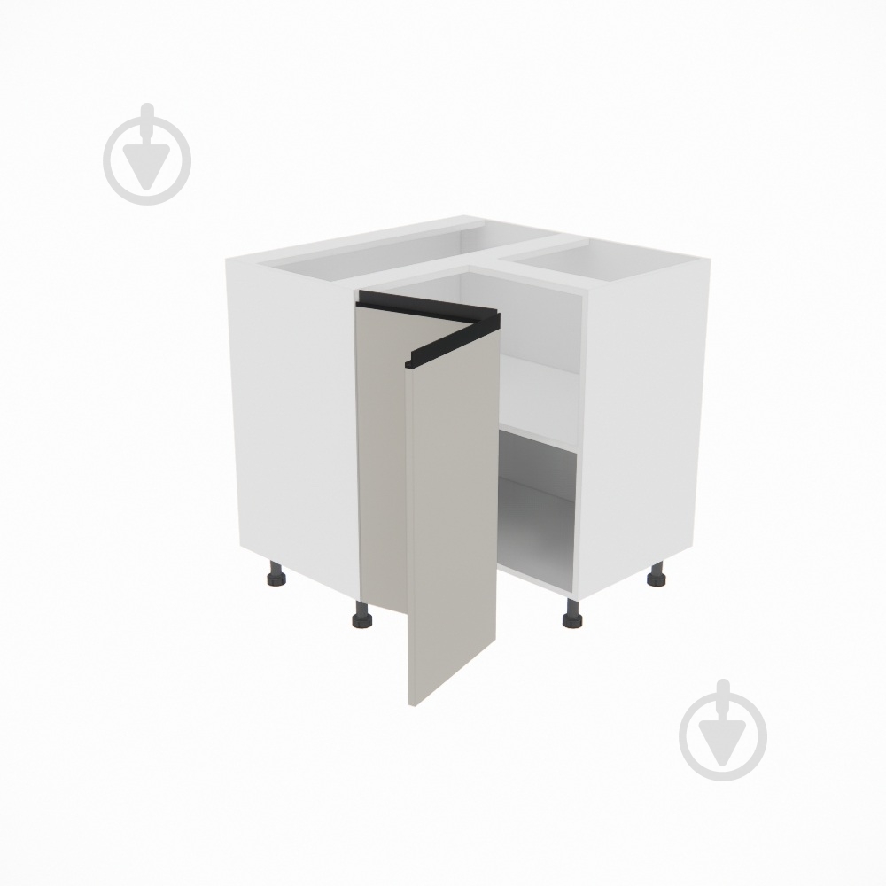 Тумба нижня Софі (Н 90х90 права) кашемір/білий Світ Меблів - фото 2 Тумба нижня Софі (Н 90х90 права) кашемір/білий Світ Меблів - фото 2