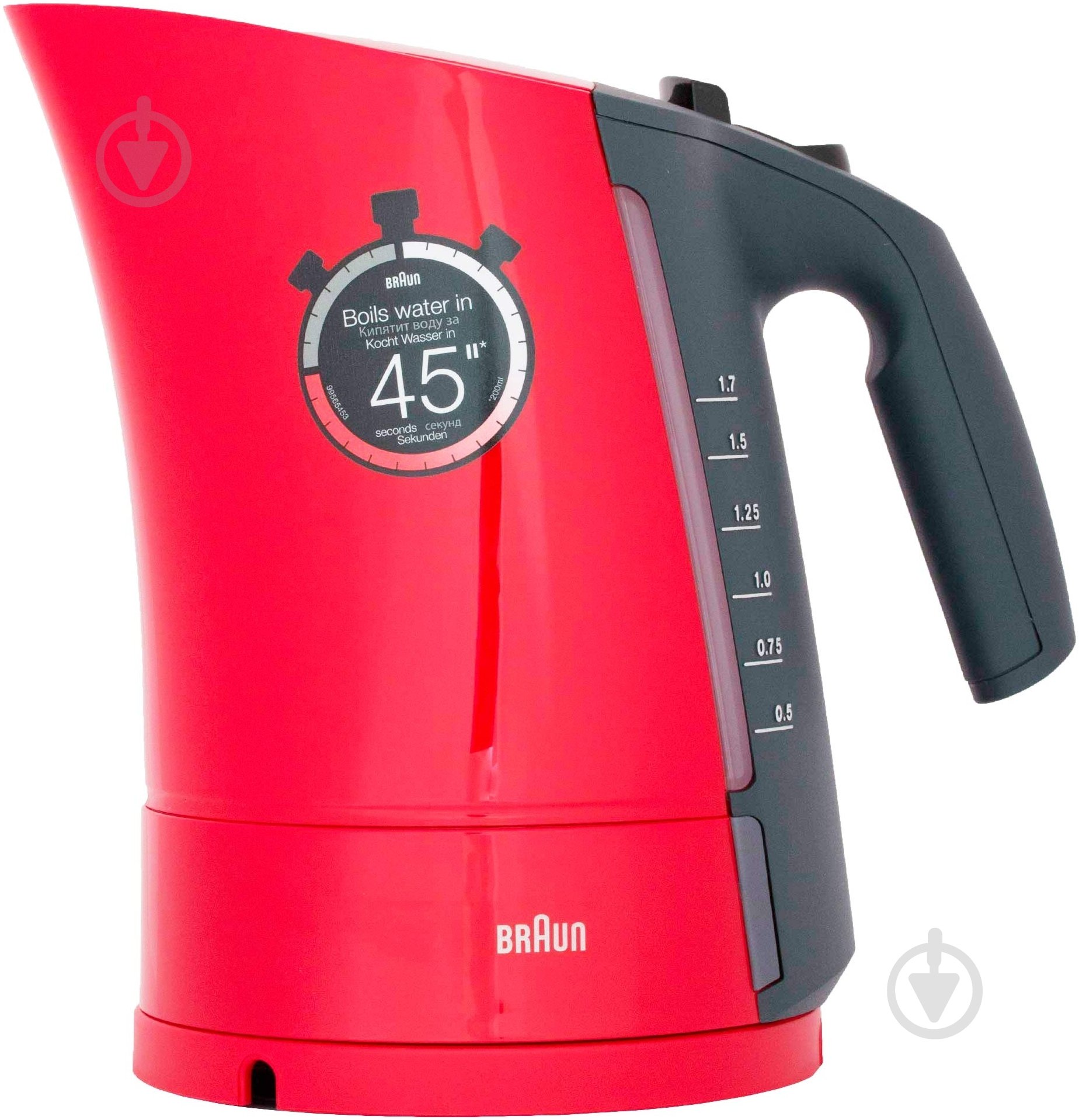 Електрочайник Braun WK300 Red - фото 1