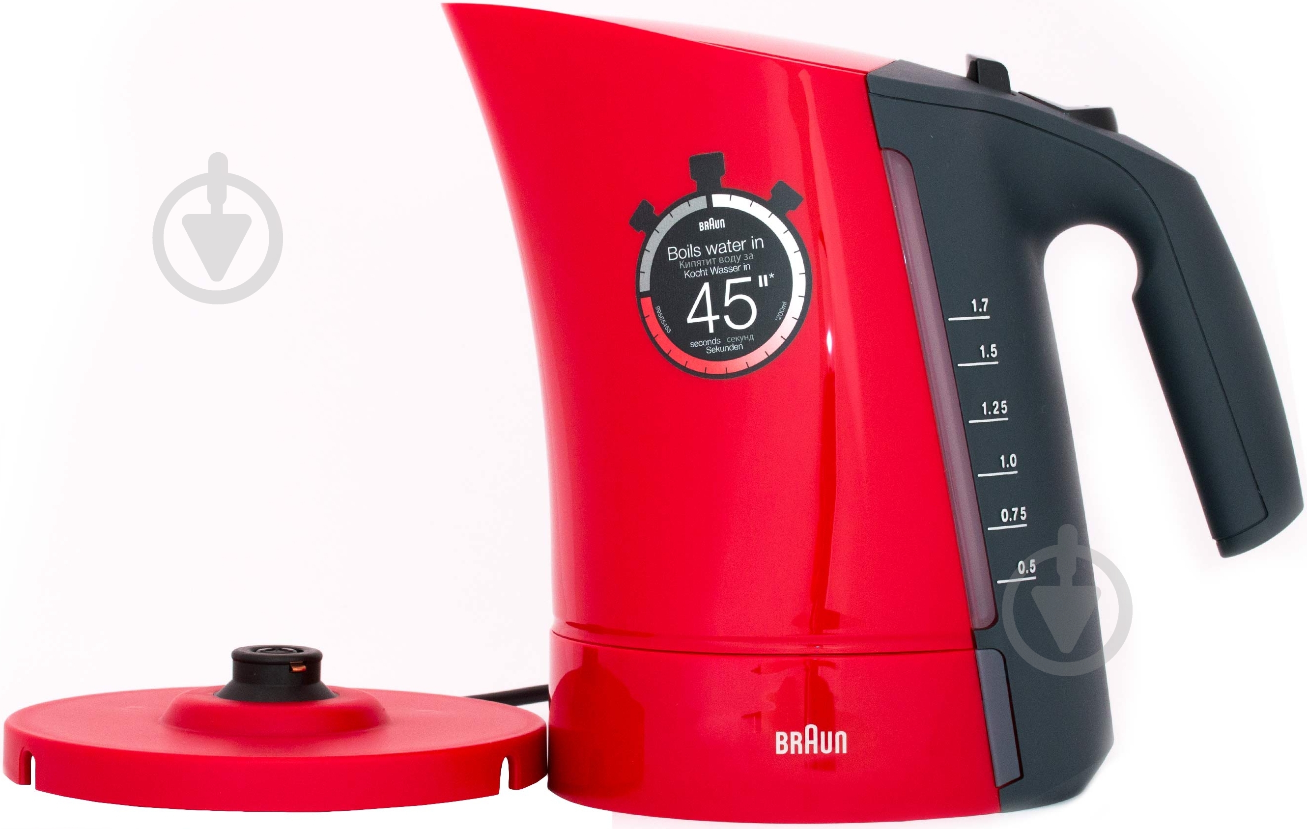 Електрочайник Braun WK300 Red - фото 3