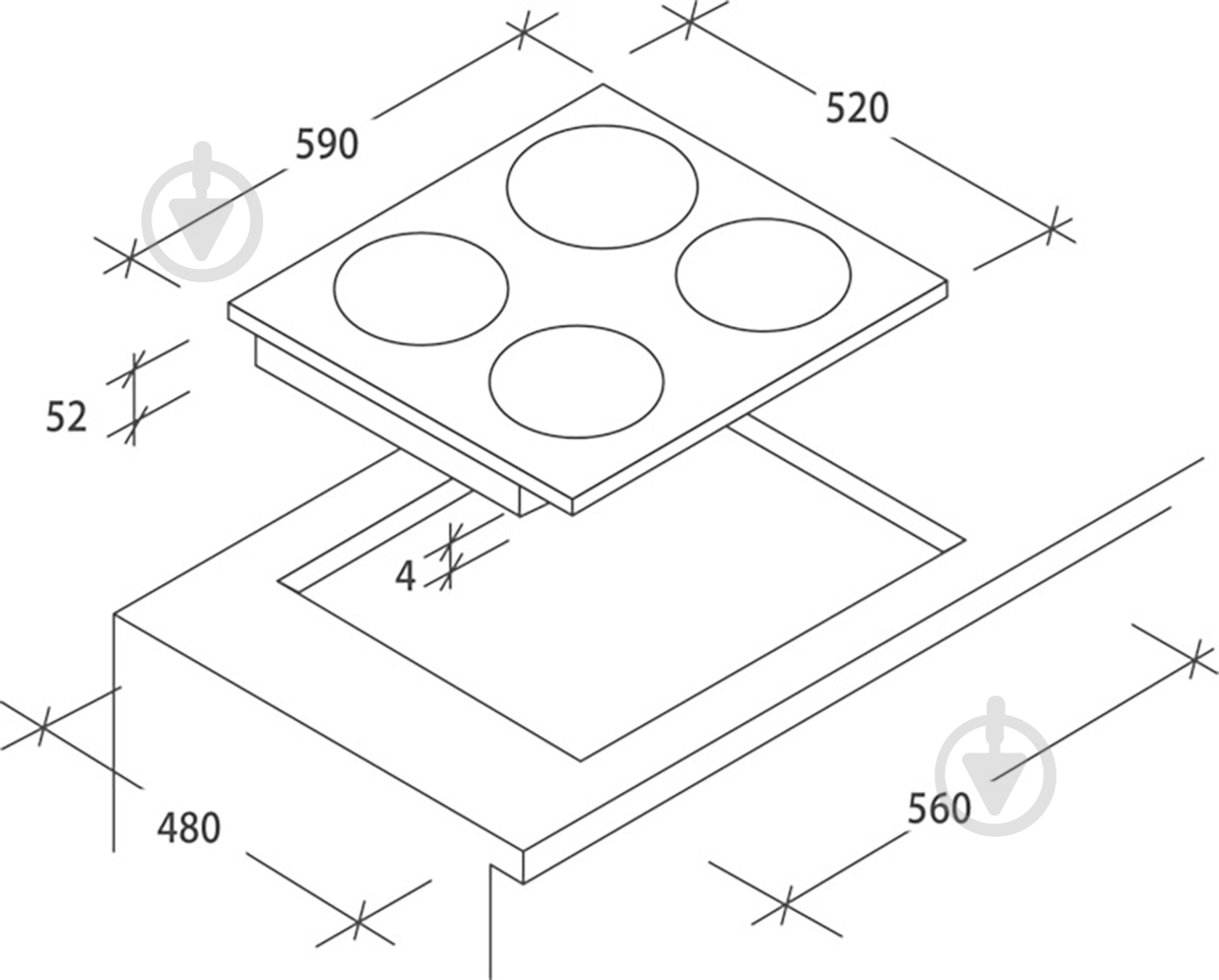 Варочная поверхность индукционная Candy CI 640 CB - фото 2