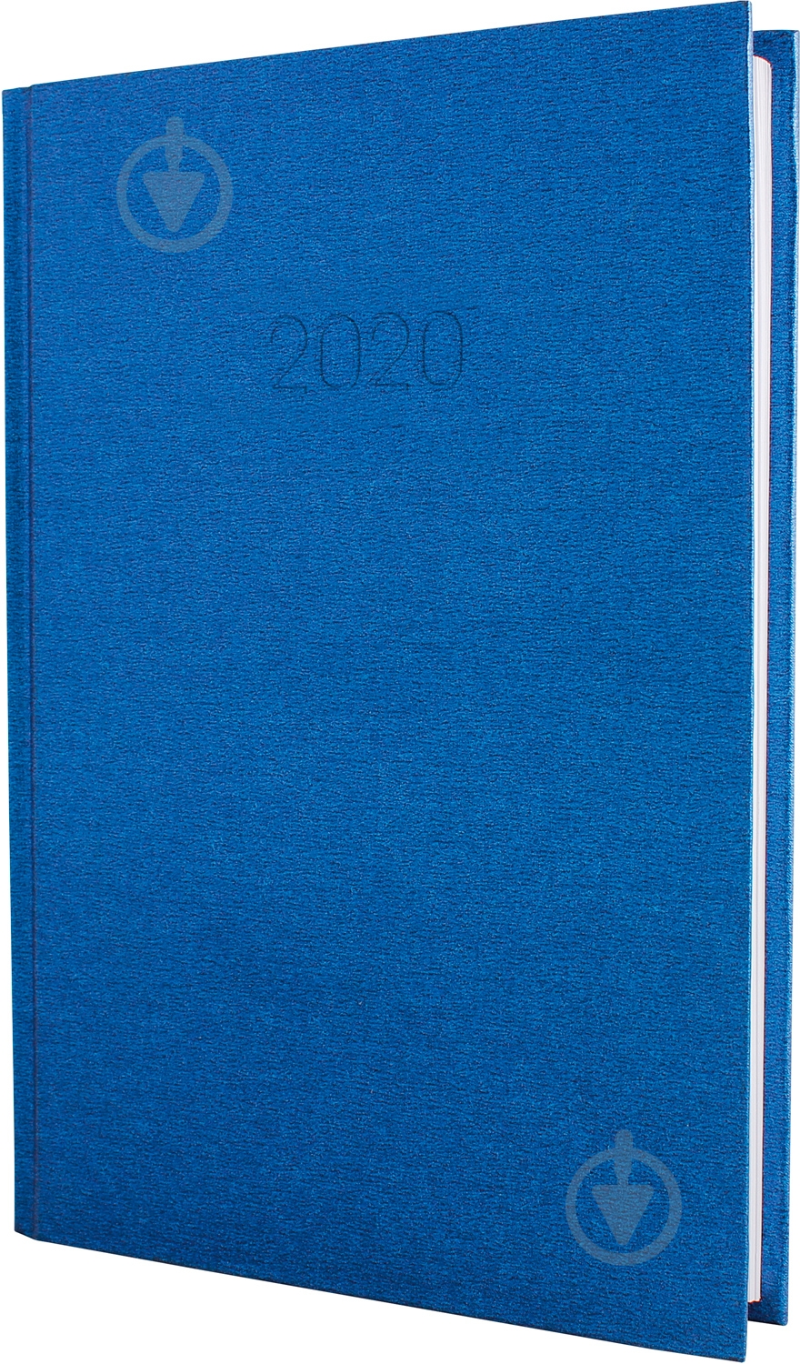 Дневник датированный синий линия Economix Текстиль A6 2020 E21638-02 - фото 1