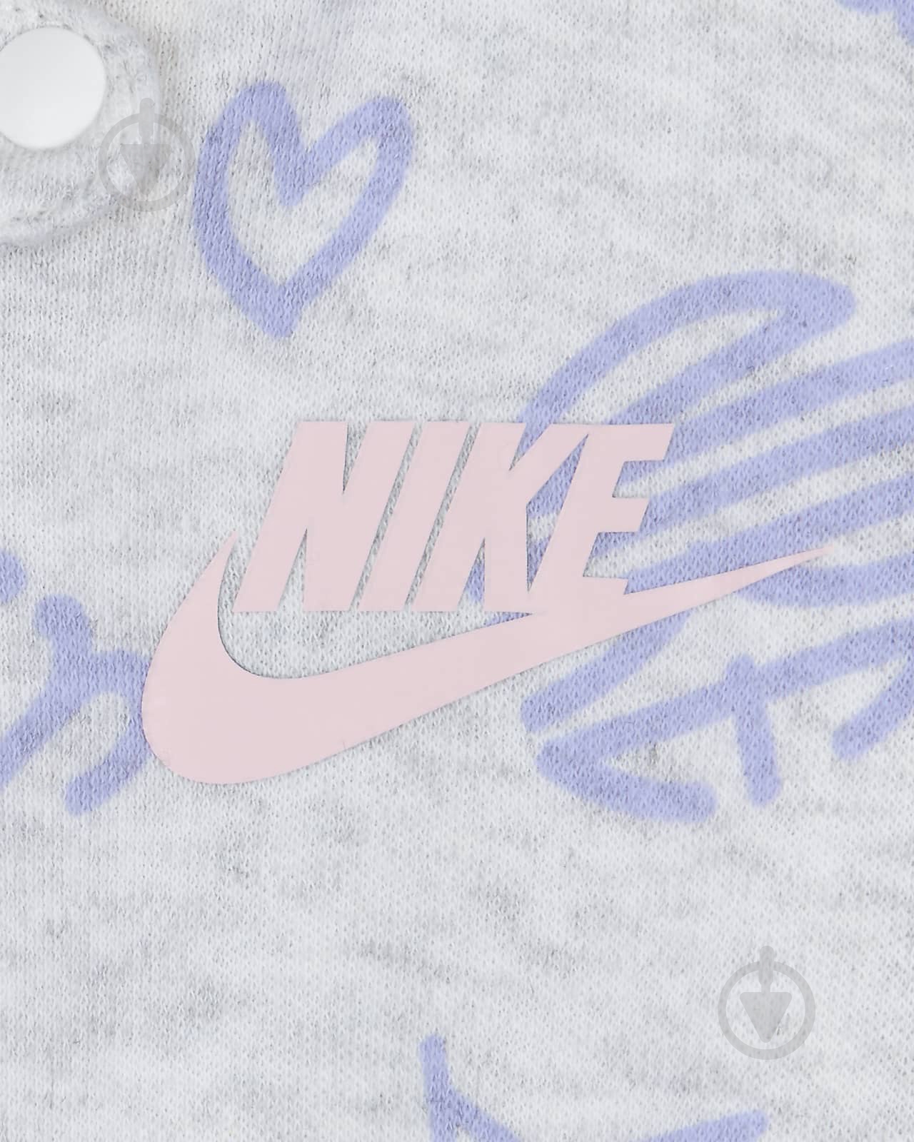 Боді для дівчинки Nike р.50 сірий меланж 06I051-X58 - фото 2