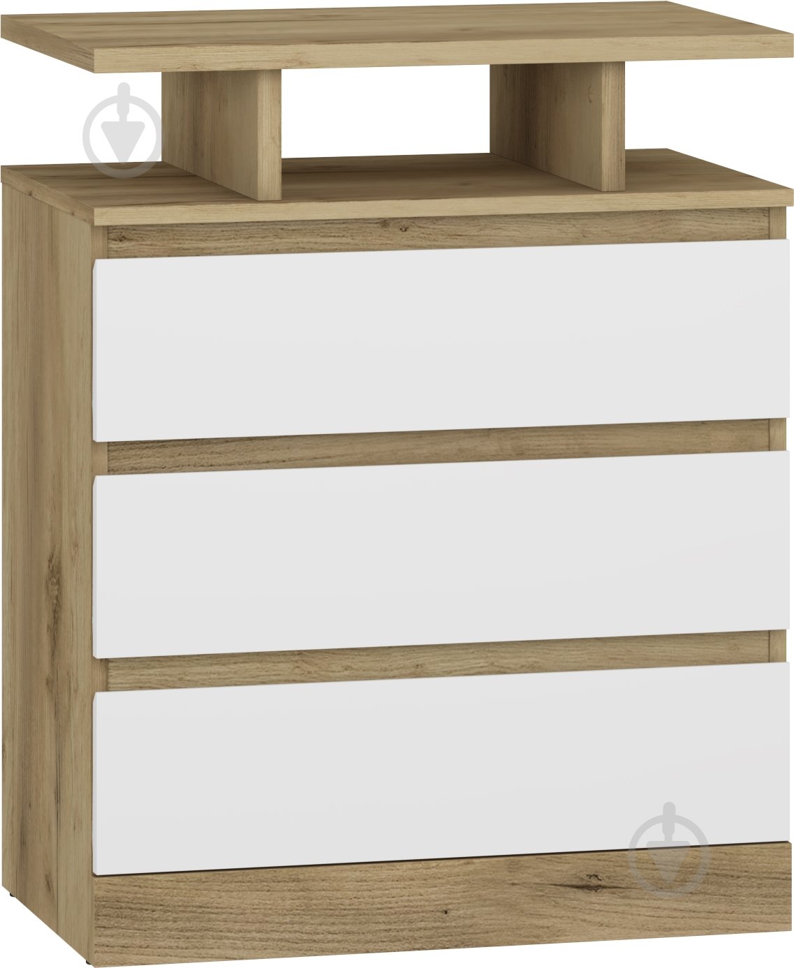 Комод Грейд Concord №1 3ш 650x815x400 мм дуб крафт золотий/німфея альба - фото 1