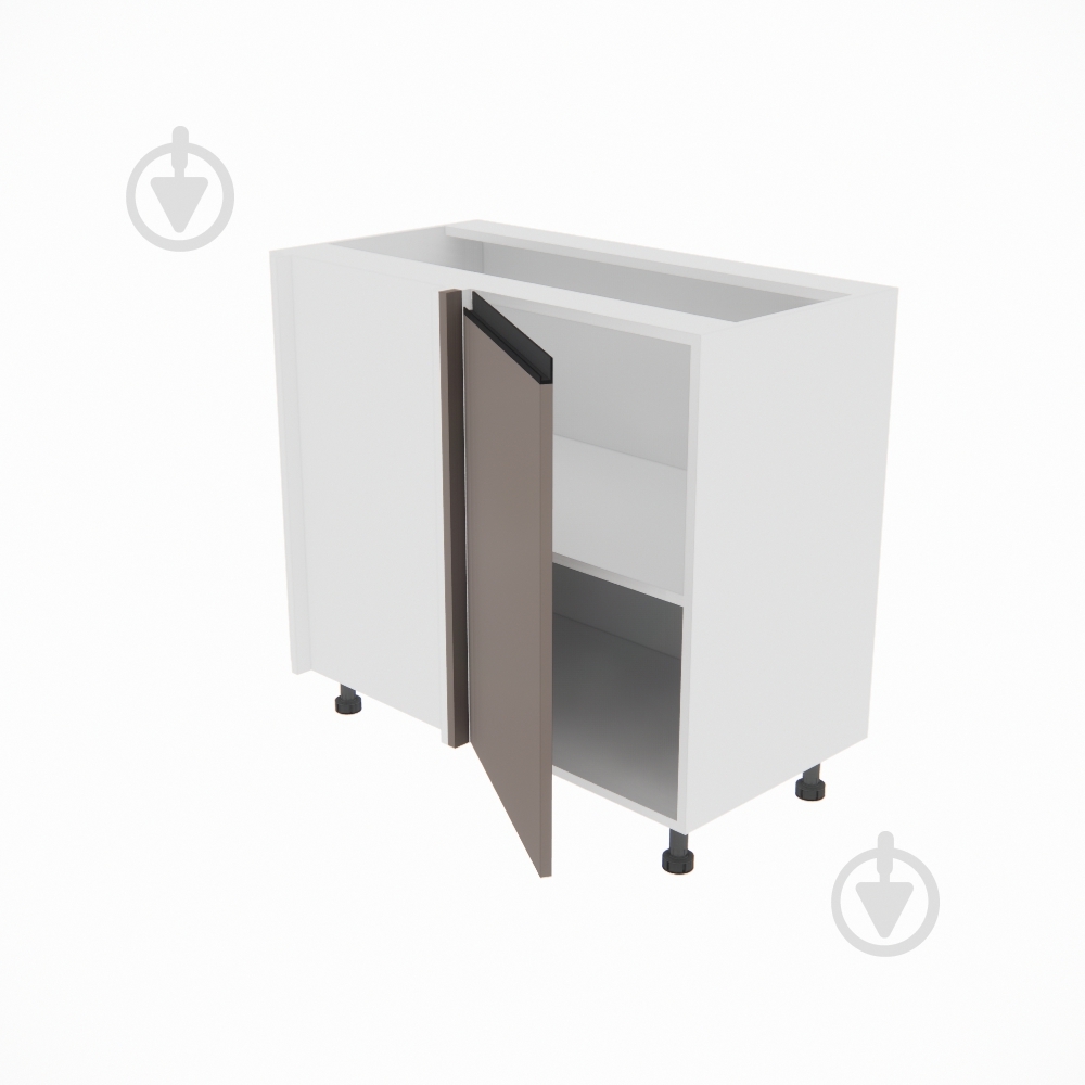 Тумба нижня Софі (Н 100 права) глиняний сірий/білий Світ Меблів - фото 2 Тумба нижня Софі (Н 100 права) глиняний сірий/білий Світ Меблів - фото 2