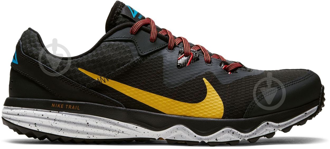 Кросівки чоловічі демісезонні Nike JUNIPER TRAIL CW3808-005 р.43 чорно-жовті - фото 1
