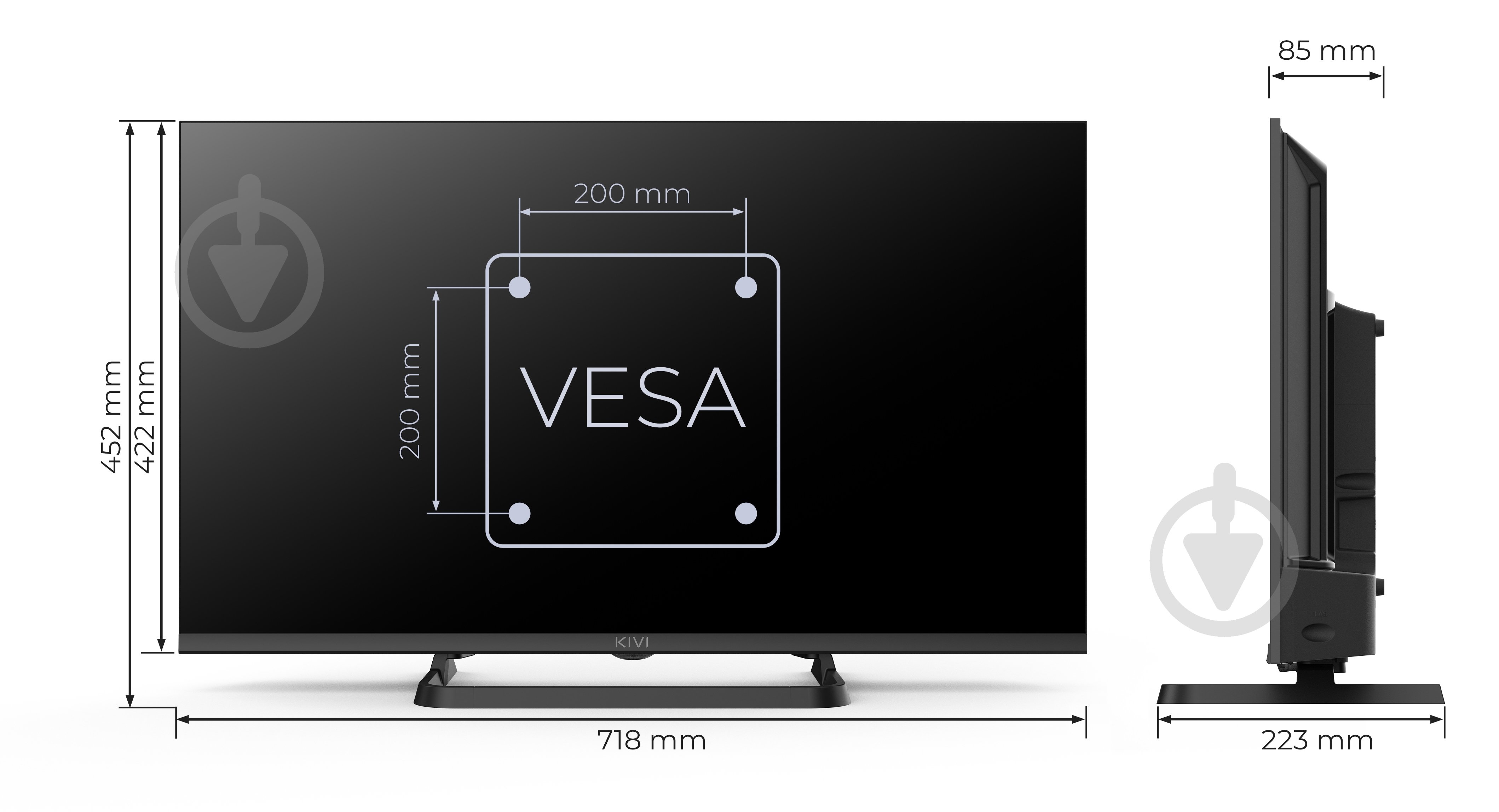 Телевизор Kivi 32H710QB Optima L5 - фото 9