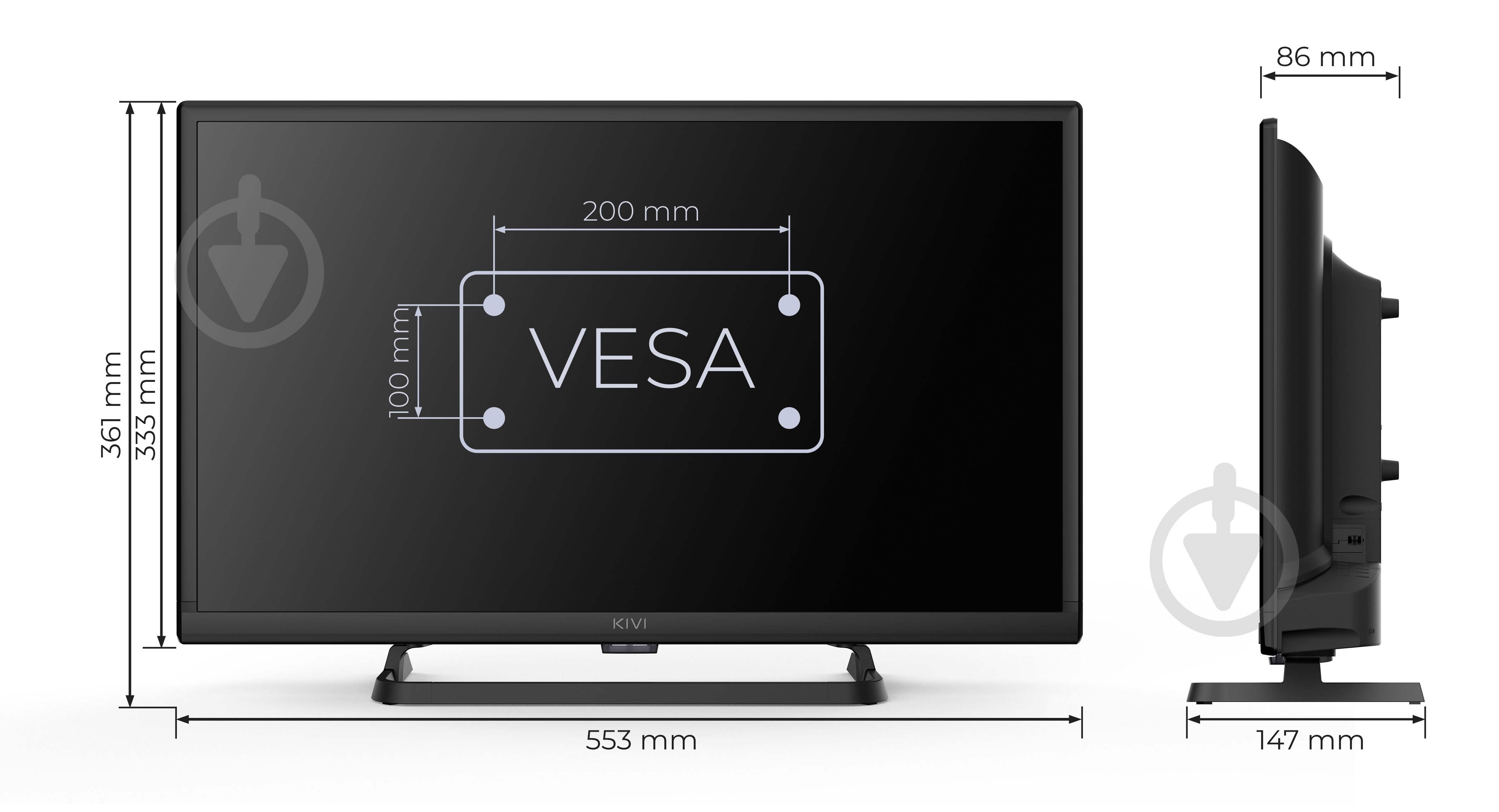 Телевизор Kivi 24H710QB Optima L5 - фото 9 Телевизор Kivi 24H710QB Optima L5 - фото 9