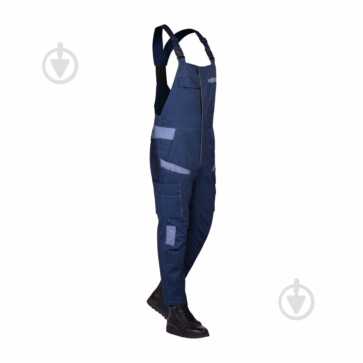 Полукомбинезон рабочий Trident Оптима р. L рост 5-6 темно-синий - фото 1