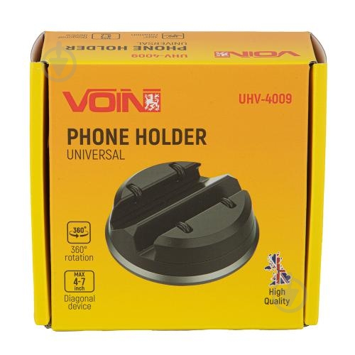 Держатель для телефона Voin UHV-4009 черный - фото 3