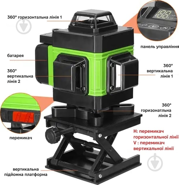 Нивелир лазерный Action MVM-LL01 - фото 3 Нивелир лазерный Action MVM-LL01 - фото 3