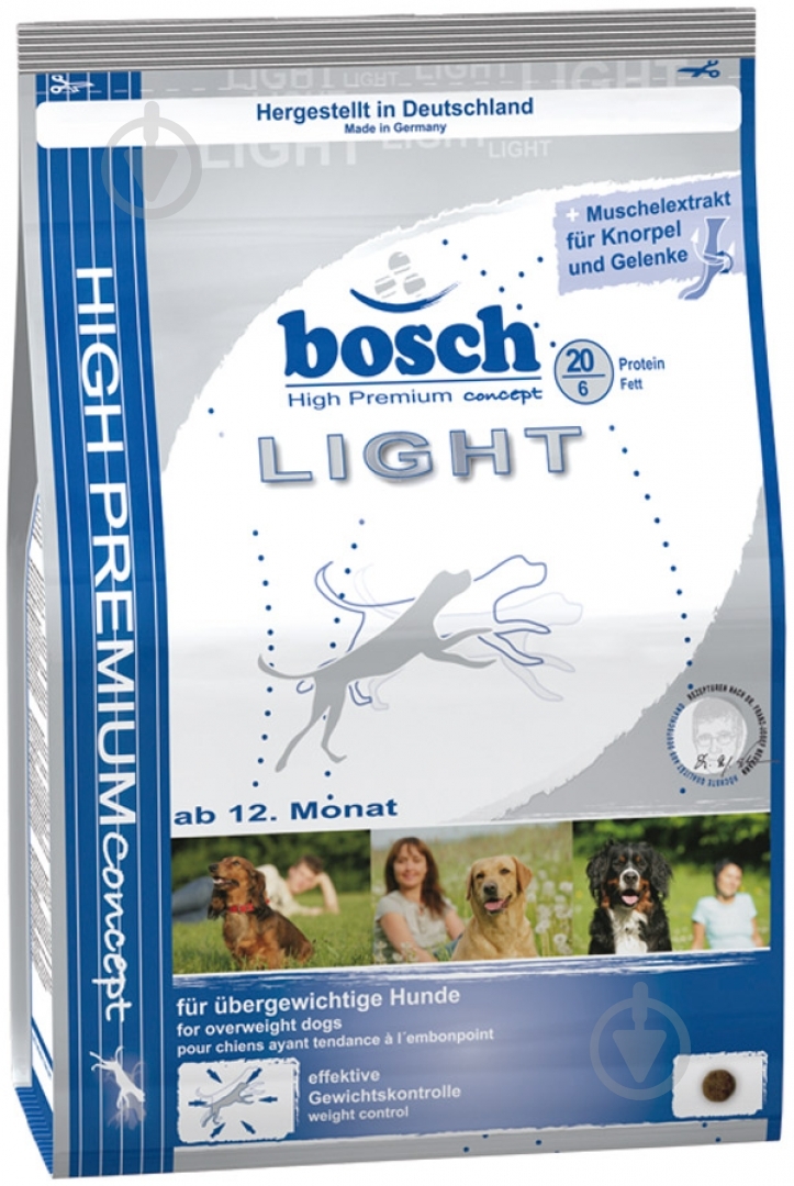 Корм для всех пород Bosch Petfood Light 2,5 кг 5524025 (домашняя птица) 2,5 кг - фото 1